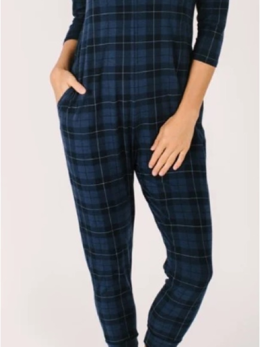 Smash + Tess Plaid Romper/Jumpsuit – Size S/P – Made in Canada